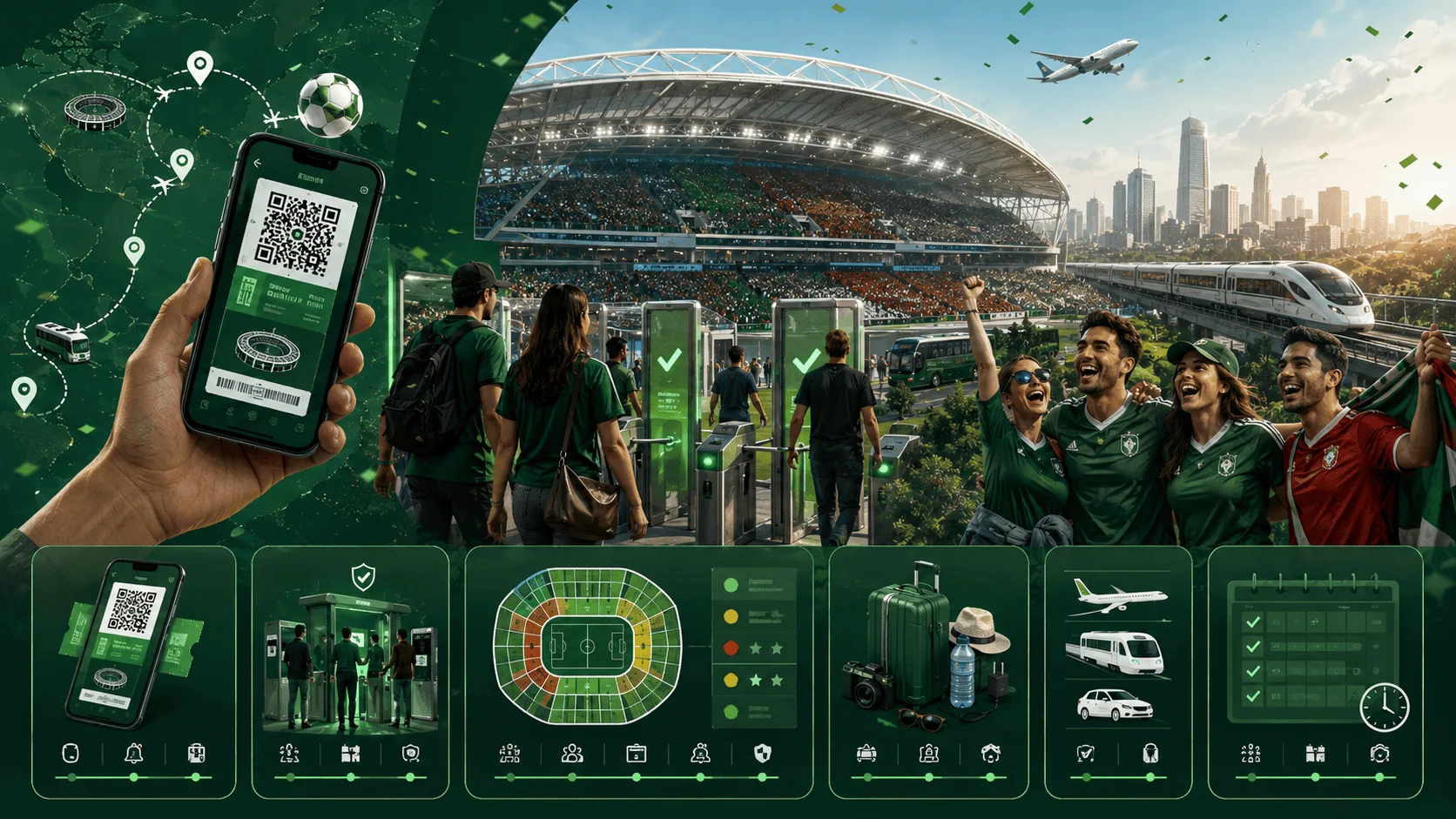 2026년 축구 월드컵 티켓과 팬 계획 이미지